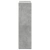 vidaXL Room Divider Bookcase Concrete Grey 102x29x103.5 cm Engineered Wood