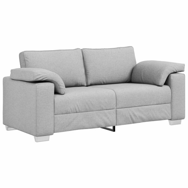 vidaXL Sofa Cloud Grey 180 x 77 x 82 cm Fabric