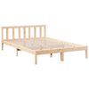 vidaXL Extra Long Bed Frame without Mattress 160x210 cm Solid Wood Pine