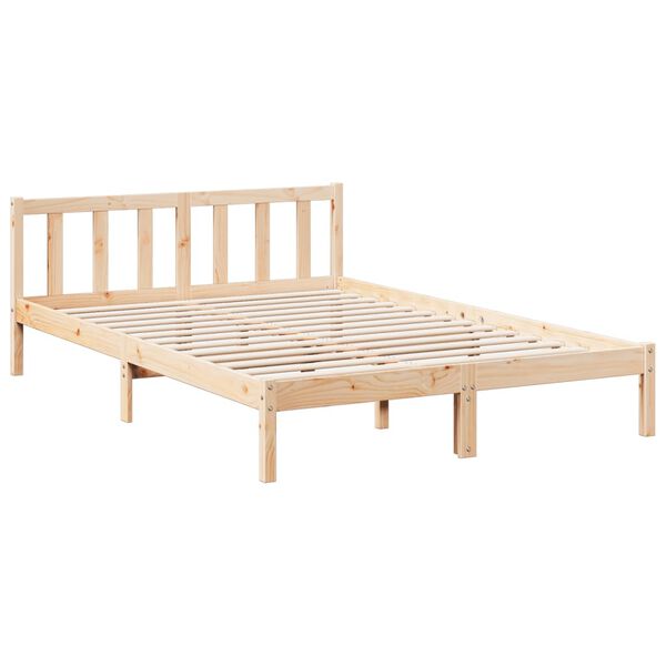 vidaXL Extra Long Bed Frame without Mattress 160x210 cm Solid Wood Pine