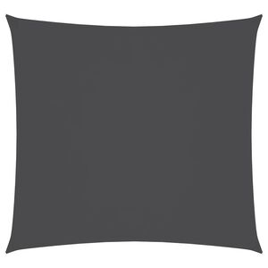 vidaXL Sunshade Sail Oxford Fabric Square 3.6x3.6 m Anthracite
