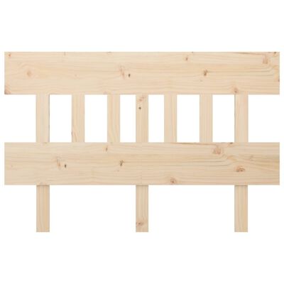 vidaXL Bed Headboard 143.5x3x81 cm Solid Wood Pine
