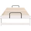 vidaXL Bed Frame White 80 x 220 cm Solid Pine Wood