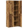vidaXL Highboard 2 pcs Old Wood 80 x 42 x 185 cm