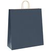 vidaXL Paper Bags 50 pcs with Handles Blue 45x17x48 cm