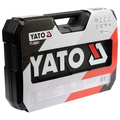 YATO 216 Piece Ratcheting Socket Spanner Set YT-38841