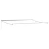 vidaXL Manual Retractable Awning White 4 x 2 m