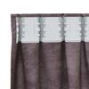vidaXL Velvet Curtains with Curtains 2 pcs Brown 140 x 140 cm Velvet