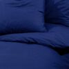 vidaXL Duvet Cover Set Navy Blue 135x200 cm Cotton