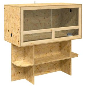 vidaXL Terrarium Brown 100 x 50 x 100 cm OSB