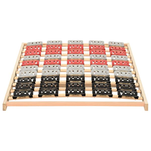 vidaXL Bed Frame without Mattress with 12 Slats & Supports 80x200cm