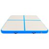 vidaXL Inflatable Gymnastics Mat with Pump 200x200x15 cm PVC Blue