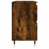 vidaXL Bathroom Cabinet Smoked Oak 80x33x60 cm Engineered Wood