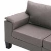 vidaXL Sofa Taupe 3-Seater Fabric