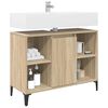 vidaXL Sink Cabinet Sonoma Oak 80x33x60 cm Engineered Wood