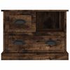 vidaXL Bedside Cabinet Smoked Oak 60x39x45 cm
