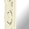 vidaXL Hand Carved Mirror White 110x50 cm Solid Mango Wood