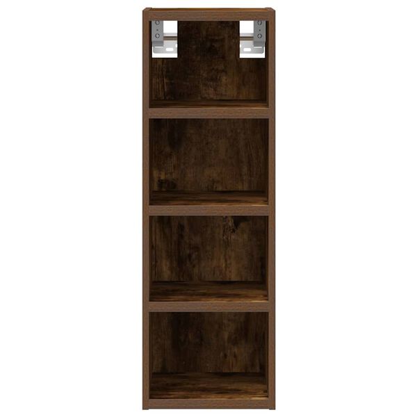 vidaXL Hanging Cabinet Riga Smoked Oak 20x29.5x60 cm Engineered Wood