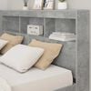 vidaXL Bookcase Bed Concrete grey 160 x 200 cm Engineered wood
