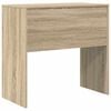 vidaXL Desk Sonoma oak 80 x 40 x 76 cm Engineered wood