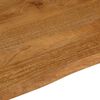 vidaXL Table Top Live Edge 60x60x3.8 cm Solid Wood Mango