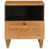 vidaXL Bedside Cabinet Light Brown 40 x 33 x 46 cm Solid Acacia wood