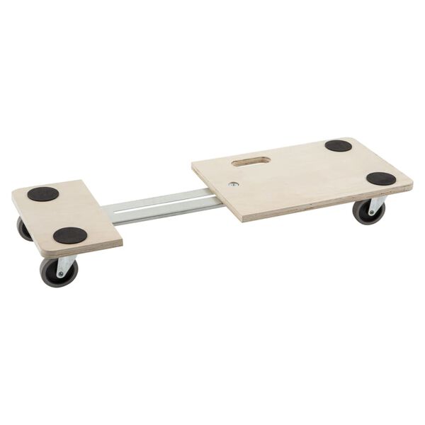 Practo Home Adjustable Furniture Roller 150 kg Wood