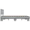 vidaXL Bed Frame without Mattress Grey Sonoma 120x200 cm