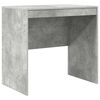 vidaXL Desk with Drawer 2 pcs Concrete Grey