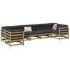 vidaXL 7 Piece Garden Sofa Set Impregnated Wood&nbsp;Pine
