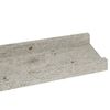 vidaXL Wall Shelves 4 pcs Concrete Grey 60x9x3 cm