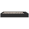 vidaXL Bed Frame without Mattress Black 160x200 cm