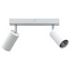 vidaXL Ceiling Spotlight White 26 x 5.5 x 16.5 cm Metal