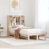 vidaXL Bookcase Bed without Mattress 100x200 cm Solid Wood Pine