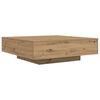 vidaXL Coffee Table Artisan Oak 100 x 100 x 31 cm Engineered Wood