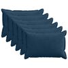 vidaXL Cushion Cover 6 pcs HOUTEN Navy Blue 30 x 50 cm Corduroy