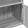 vidaXL Bookcase Grey Sonoma 100x36x189 cm Engineered Wood