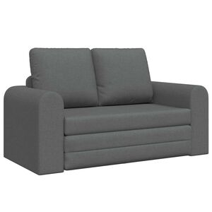 vidaXL Folding Sofa Bed Dark Grey 148 x 71 x 83 cm Fabric