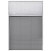 vidaXL Insect Plisse Screen Window Aluminium 160 x 80 cm with Shade