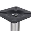 vidaXL Bistro Table Leg Silver &Oslash;45x72 cm Stainless Steel