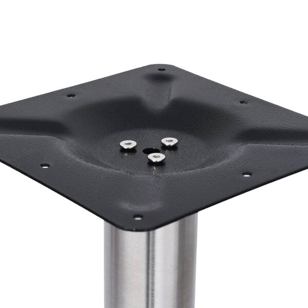 vidaXL Bistro Table Leg Silver &Oslash;45x72 cm Stainless Steel