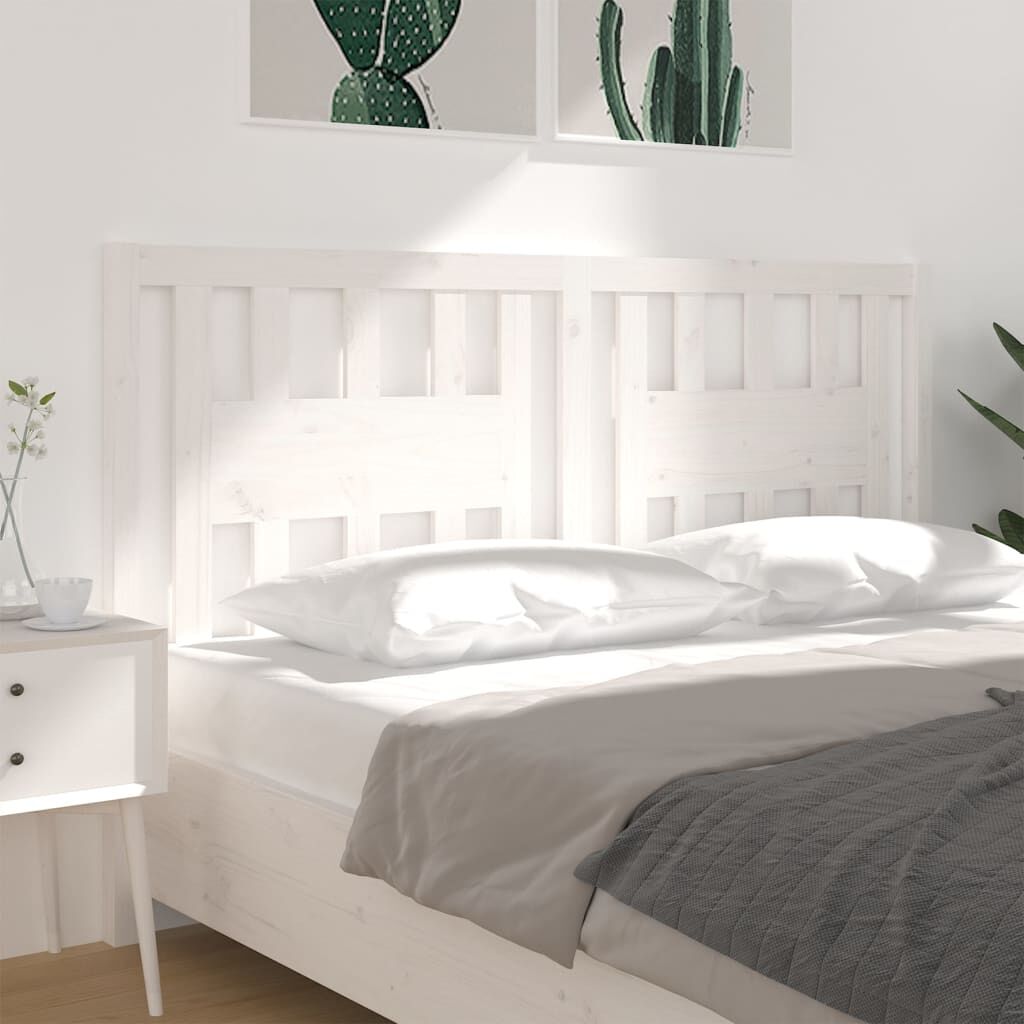 White wood headboard outlet full