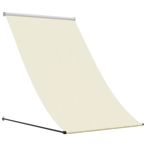 vidaXL Retractable Awning Cream 150x150 cm Fabric and Steel