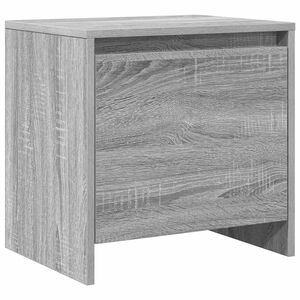vidaXL Bedside Cabinet Grey Sonoma 45x34x44.5 cm Engineered Wood