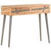 vidaXL Console Table 90x30x75 cm Solid Acacia Wood
