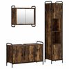 vidaXL Bathroom Cabinet Set 3 pcs Smoked Oak 40 x 36 x 181 cm