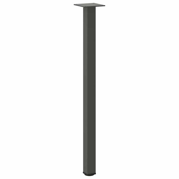 vidaXL Console Table Legs 4 pcs Anthracite 72-74 cm Steel