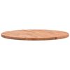 vidaXL Table Top &Oslash;70x2.5 cm Round Solid Wood Beech