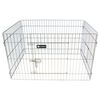 FLAMINGO 4 Piece Rabbit Playpen Quadri 100x70x60 cm Taupe