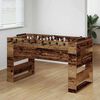 vidaXL Football Table 2 pcs Old Wood 146.5 x 74 x 85 cm